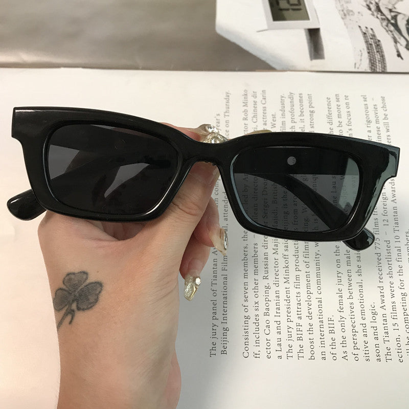 Square Sunglasses Men And Women With The Same Sunglasses Trend Retro Korean Ins Net Red Street Shooting Glasses