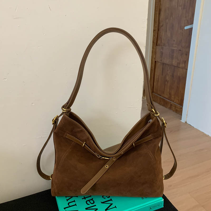 Frosted Double-pass Crossbody Bag